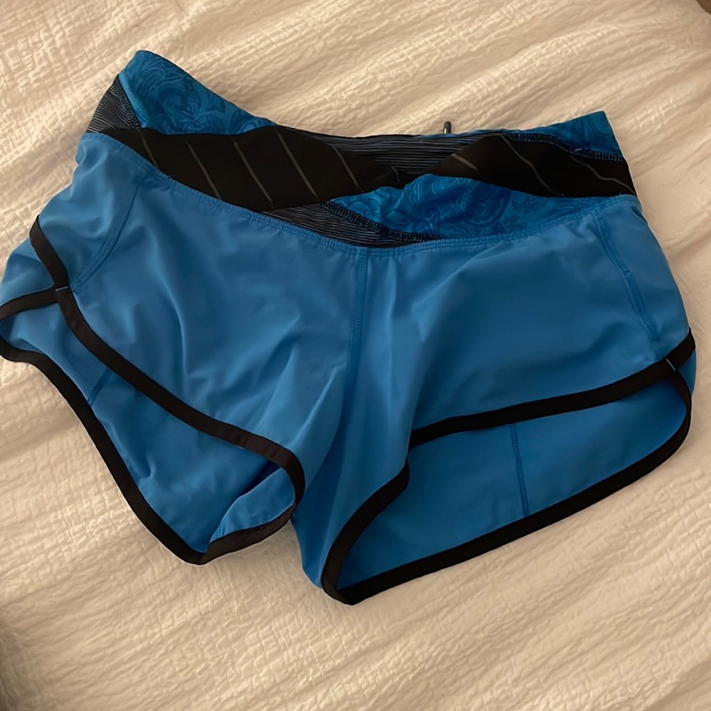 Blue lululemon shorts